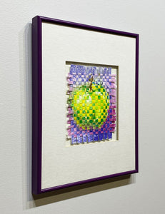 "Apple (Green/Yellow/Purple)" by Ann Baer
