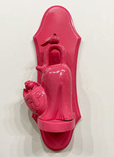 Load image into Gallery viewer, &quot;Hot Pink Cat&quot; Shelfie by Ann Baer