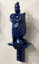 Load image into Gallery viewer, &quot;Navy Owl&quot; Shelfie by Ann Baer