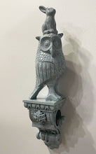 Load image into Gallery viewer, &quot;Shiny Gray Owl&quot; Shelfie by Ann Baer