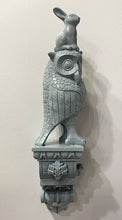 Load image into Gallery viewer, &quot;Shiny Gray Owl&quot; Shelfie by Ann Baer