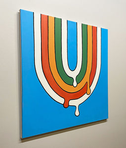 "Upside Down Rainbow Drip" by Brian Hibbard