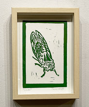 Load image into Gallery viewer, &quot;Cicada&quot; (framed &amp; unframed) by Casey Kemper