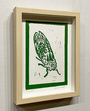 Load image into Gallery viewer, &quot;Cicada&quot; (framed &amp; unframed) by Casey Kemper