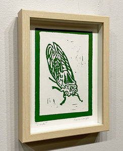 "Cicada" (framed & unframed) by Casey Kemper