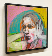Load image into Gallery viewer, "Blocking Out Food Noise (on a pizza box)" by Christine McGovern