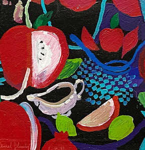 "Dark Still Life with Fruit" by Daniel Fleming