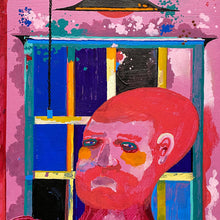 Load image into Gallery viewer, "Portrait of the Artist in Red" by Daniel Fleming