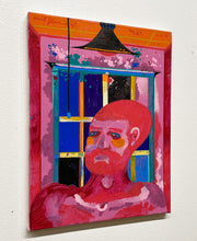 Load image into Gallery viewer, "Portrait of the Artist in Red" by Daniel Fleming