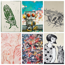 Load image into Gallery viewer, Support Local Arts! Four Prints (curated by Scout)