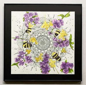 "Bee Mandala" by Jodi Brzezinski