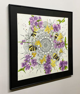 "Bee Mandala" by Jodi Brzezinski