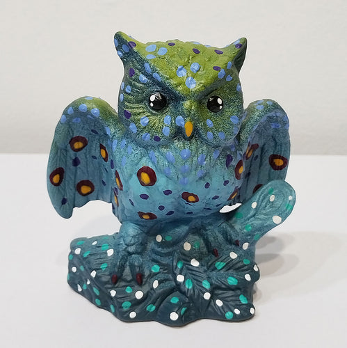 Painted Owl I by John Kowalczyk