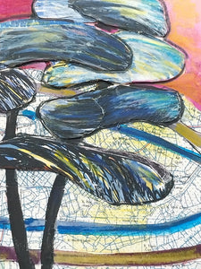 "Blue Trees" by Stephanie Copoulos-Selle