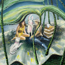 Load image into Gallery viewer, "Cozy Under the Lily Pad" by Stephanie Copoulos-Selle