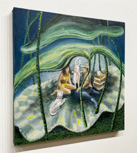 Load image into Gallery viewer, "Cozy Under the Lily Pad" by Stephanie Copoulos-Selle
