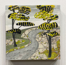 Load image into Gallery viewer, "Green Patches" by Stephanie Copoulos-Selle