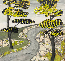 Load image into Gallery viewer, "Green Patches" by Stephanie Copoulos-Selle