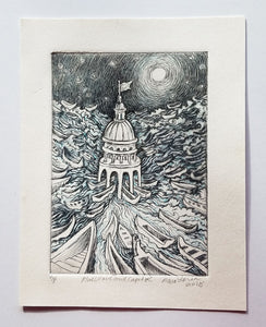 "Blue Wave and Capitol" by Dara Larson