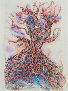"Meditation Tree Series: 8" by Dara Larson