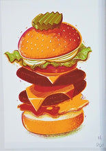 Load image into Gallery viewer, &quot;Burger and Fries Meal Deal&quot; print set by Eric Michael Hancock