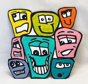 "Many Faces: 7" by Jeff Redmon