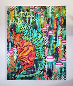 "Cosmic Kitties" by John Kowalczyk