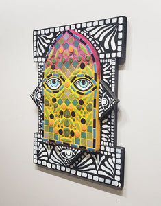 "Sanctuary Mask #1" by John Kowalczyk