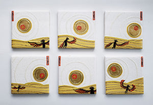 "Birdman Tile Series" by Luke Chappelle