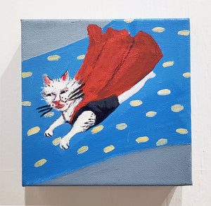"Flying Cat" by Stephanie Copoulos-Selle